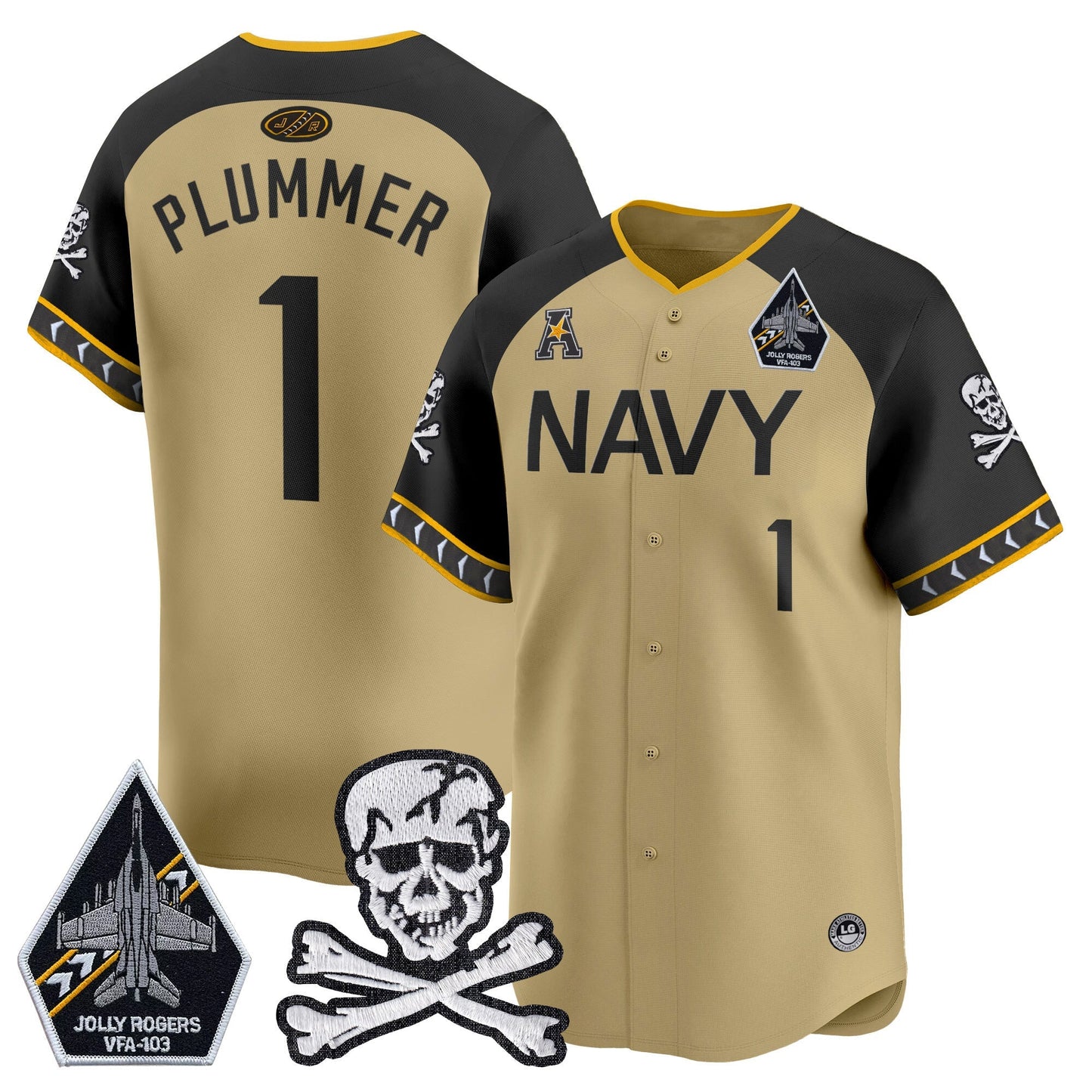 Men's Navy Midshipmen 2025 Vapor Premier Limited Jersey - All Stitched
