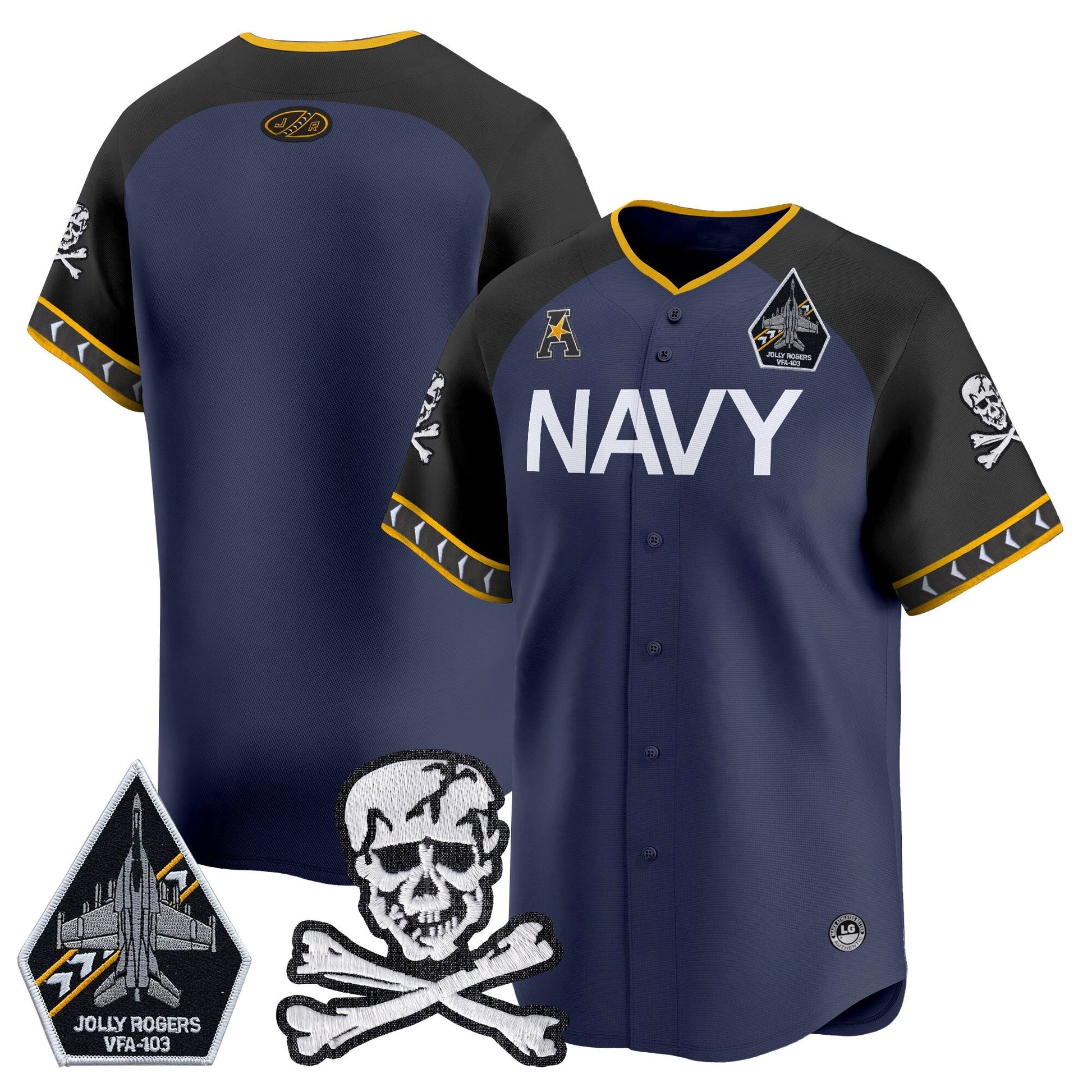 Men's Navy Midshipmen 2025 Vapor Premier Limited Jersey - All Stitched