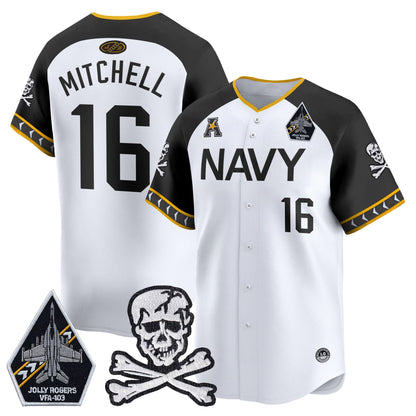 Men's Navy Midshipmen 2025 Vapor Premier Limited Jersey - All Stitched