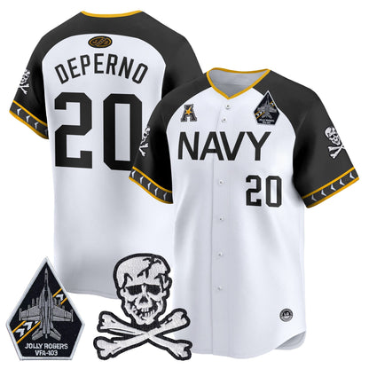 Men's Navy Midshipmen 2025 Vapor Premier Limited Jersey - All Stitched