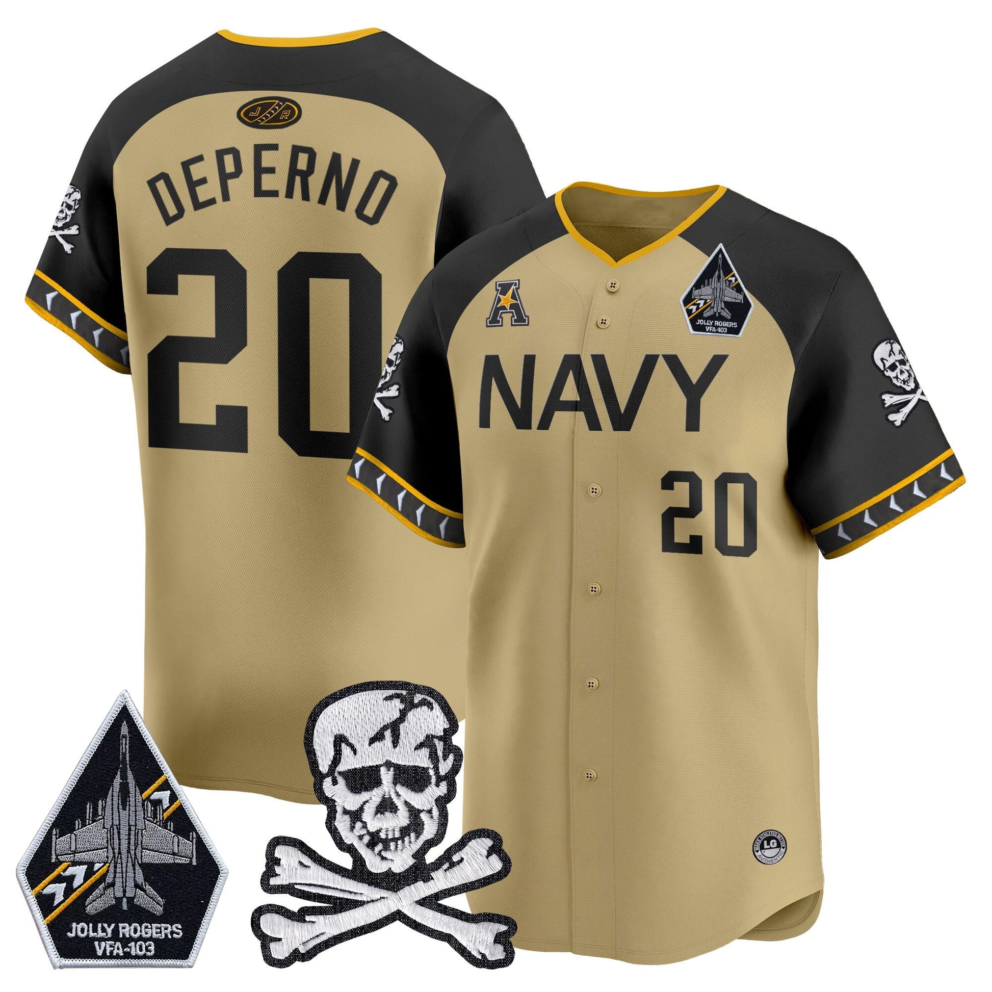 Men's Navy Midshipmen 2025 Vapor Premier Limited Jersey - All Stitched