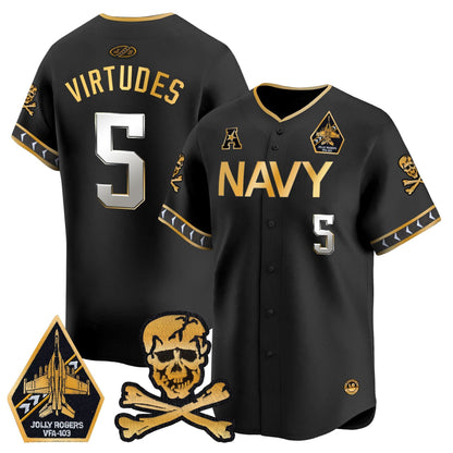 Men's Navy Midshipmen 2025 Vapor Premier Limited Jersey - All Stitched