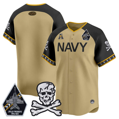 Men's Navy Midshipmen 2025 Vapor Premier Limited Jersey - All Stitched