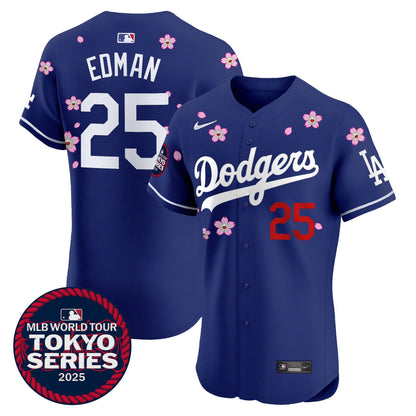 Men's Dodgers Tokyo Series 2025 Vapor Premier Elite Jersey - Stitched