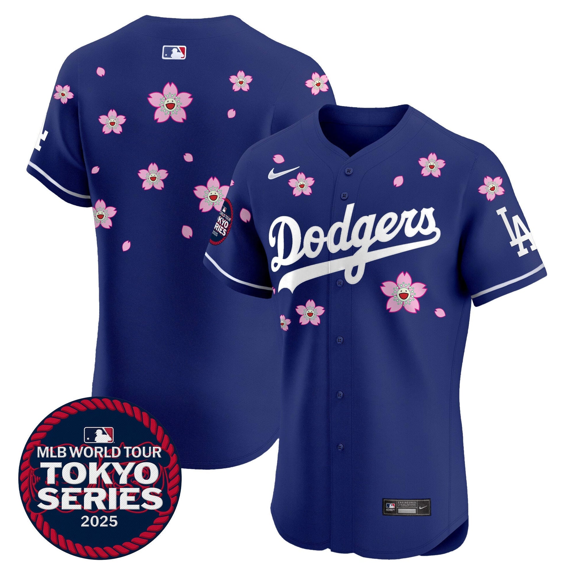 Men's Dodgers Tokyo Series 2025 Vapor Premier Elite Jersey - Stitched