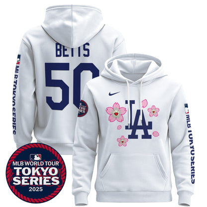 Men's Dodgers Tokyo Series 2025 Pullover Hoodie - All Stitched