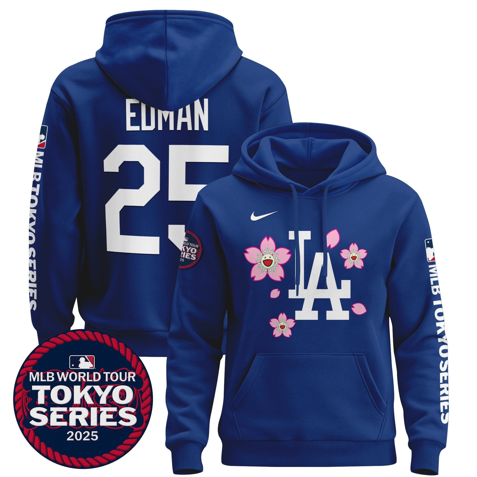 Men's Dodgers Tokyo Series 2025 Pullover Hoodie - All Stitched