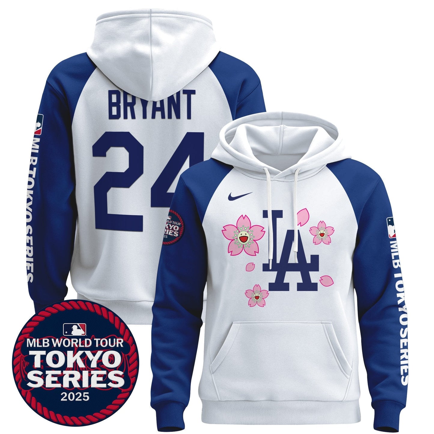 Men's Dodgers Tokyo Series 2025 Pullover Hoodie - All Stitched
