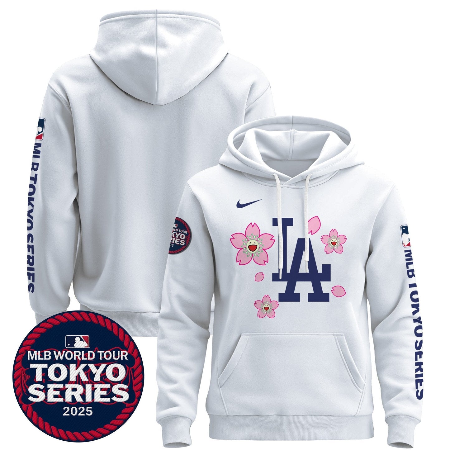 Men's Dodgers Tokyo Series 2025 Pullover Hoodie - All Stitched