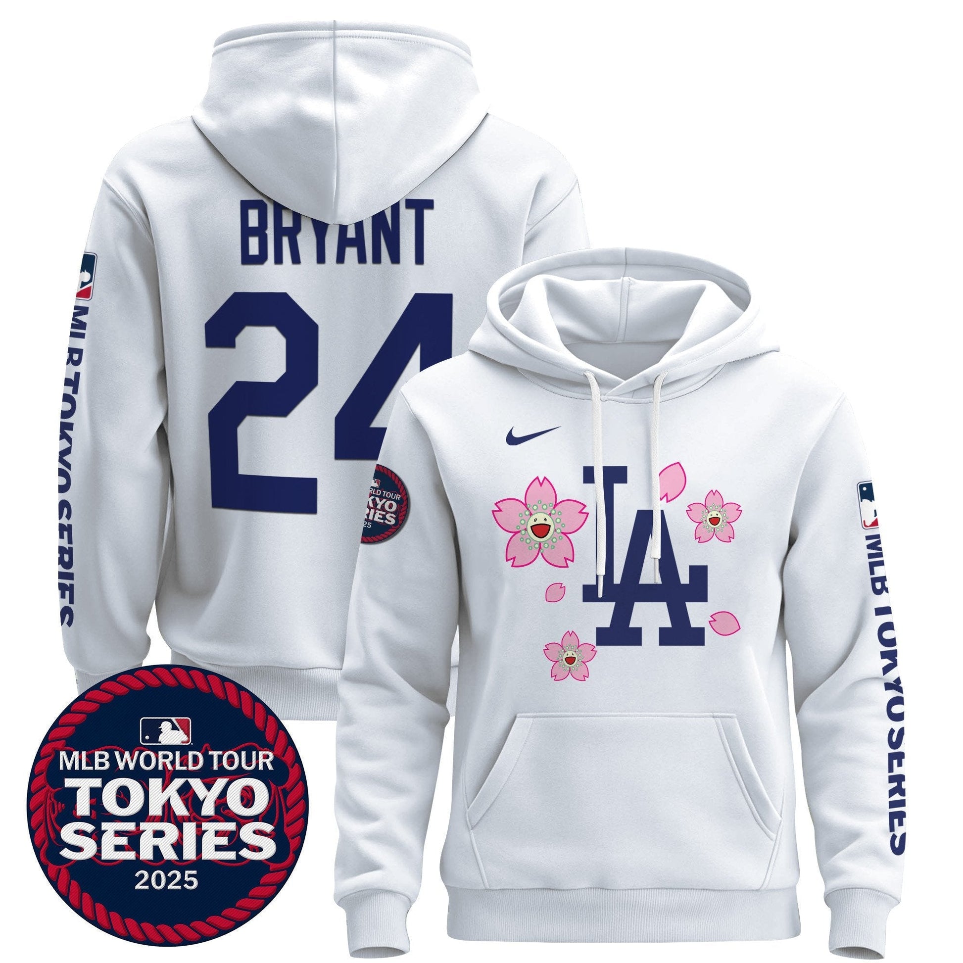Men's Dodgers Tokyo Series 2025 Pullover Hoodie - All Stitched