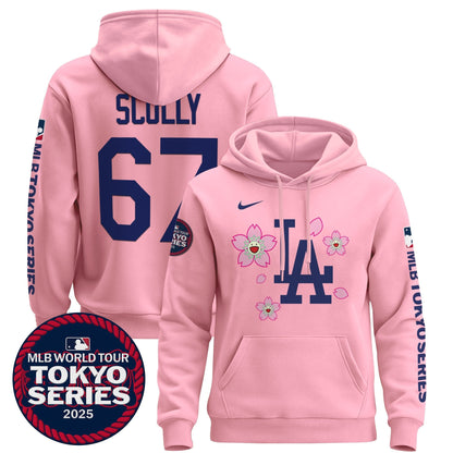 Men's Dodgers Tokyo Series 2025 Pullover Hoodie - All Stitched