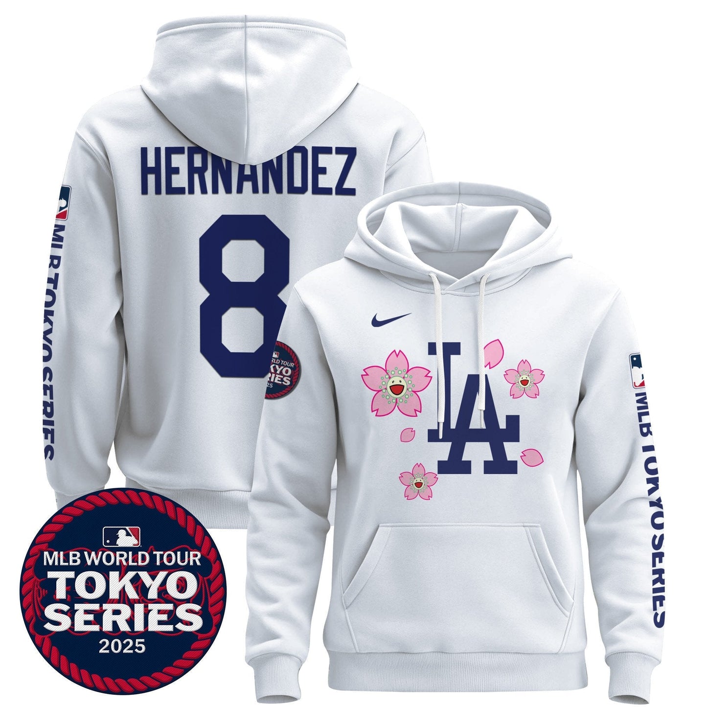 Men's Dodgers Tokyo Series 2025 Pullover Hoodie - All Stitched