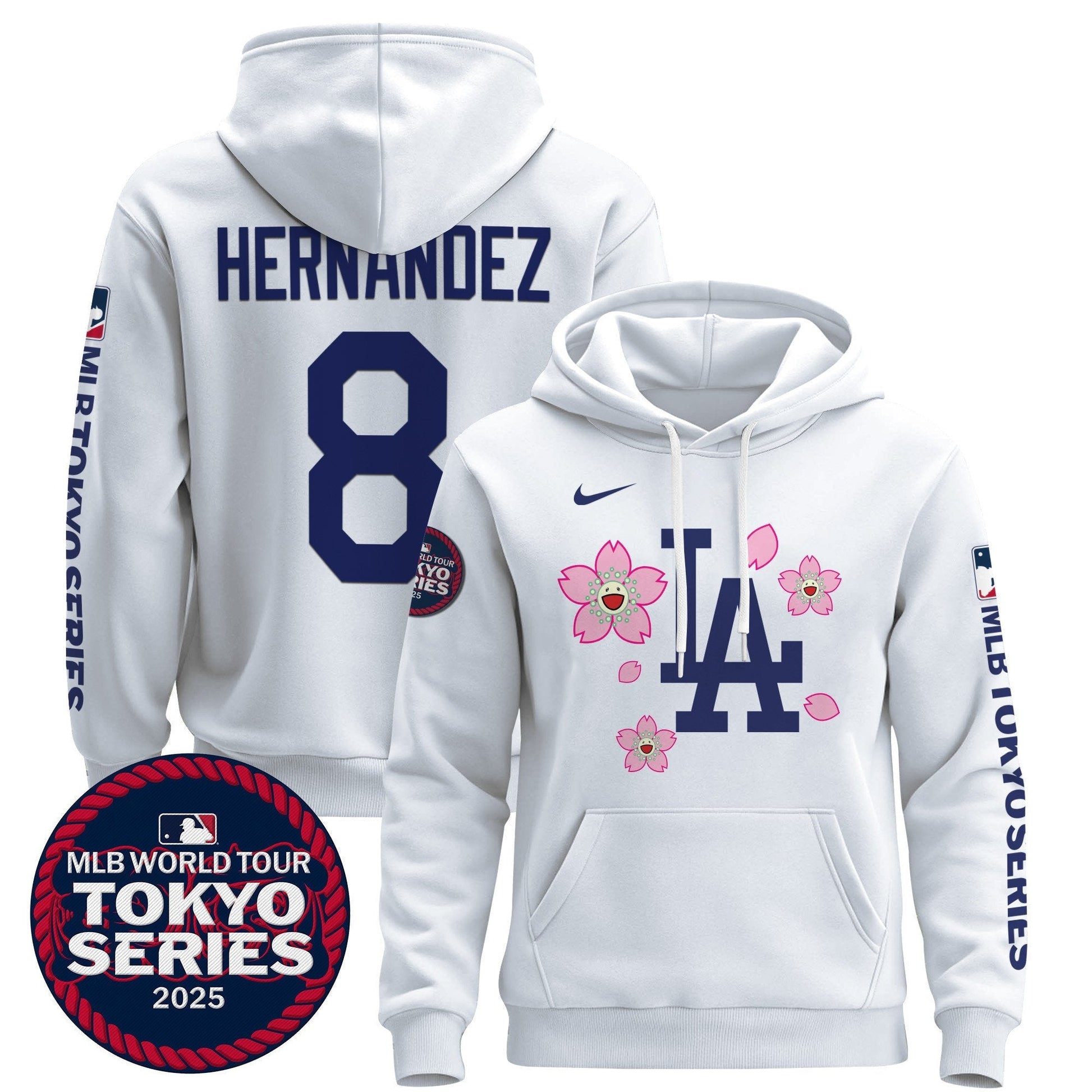 Men's Dodgers Tokyo Series 2025 Pullover Hoodie - All Stitched