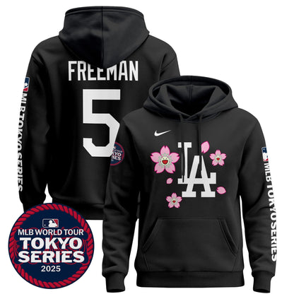 Men's Dodgers Tokyo Series 2025 Pullover Hoodie - All Stitched