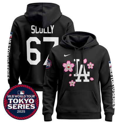 Men's Dodgers Tokyo Series 2025 Pullover Hoodie - All Stitched