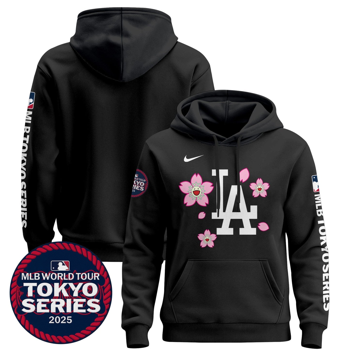 Men's Dodgers Tokyo Series 2025 Pullover Hoodie - All Stitched