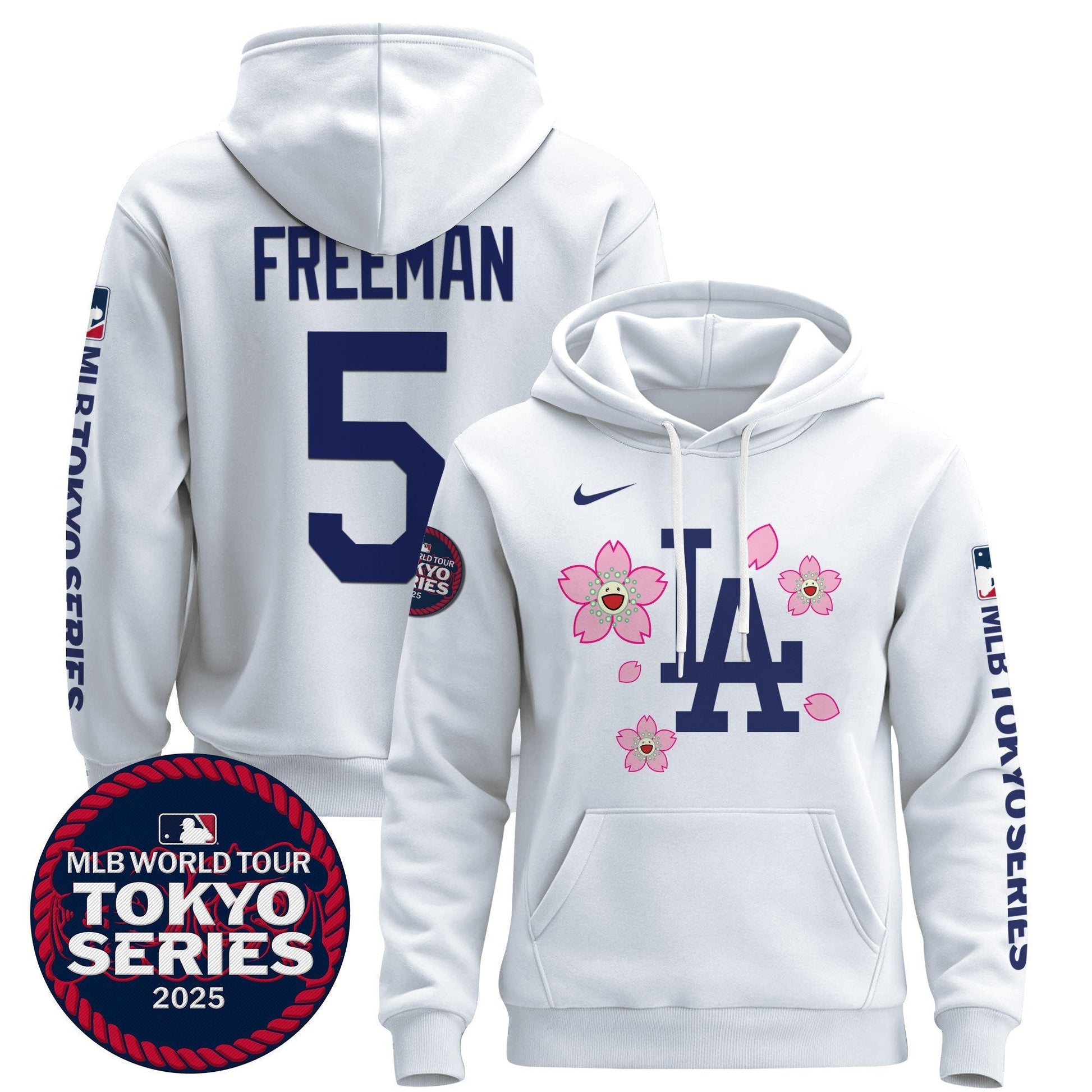 Men's Dodgers Tokyo Series 2025 Pullover Hoodie - All Stitched