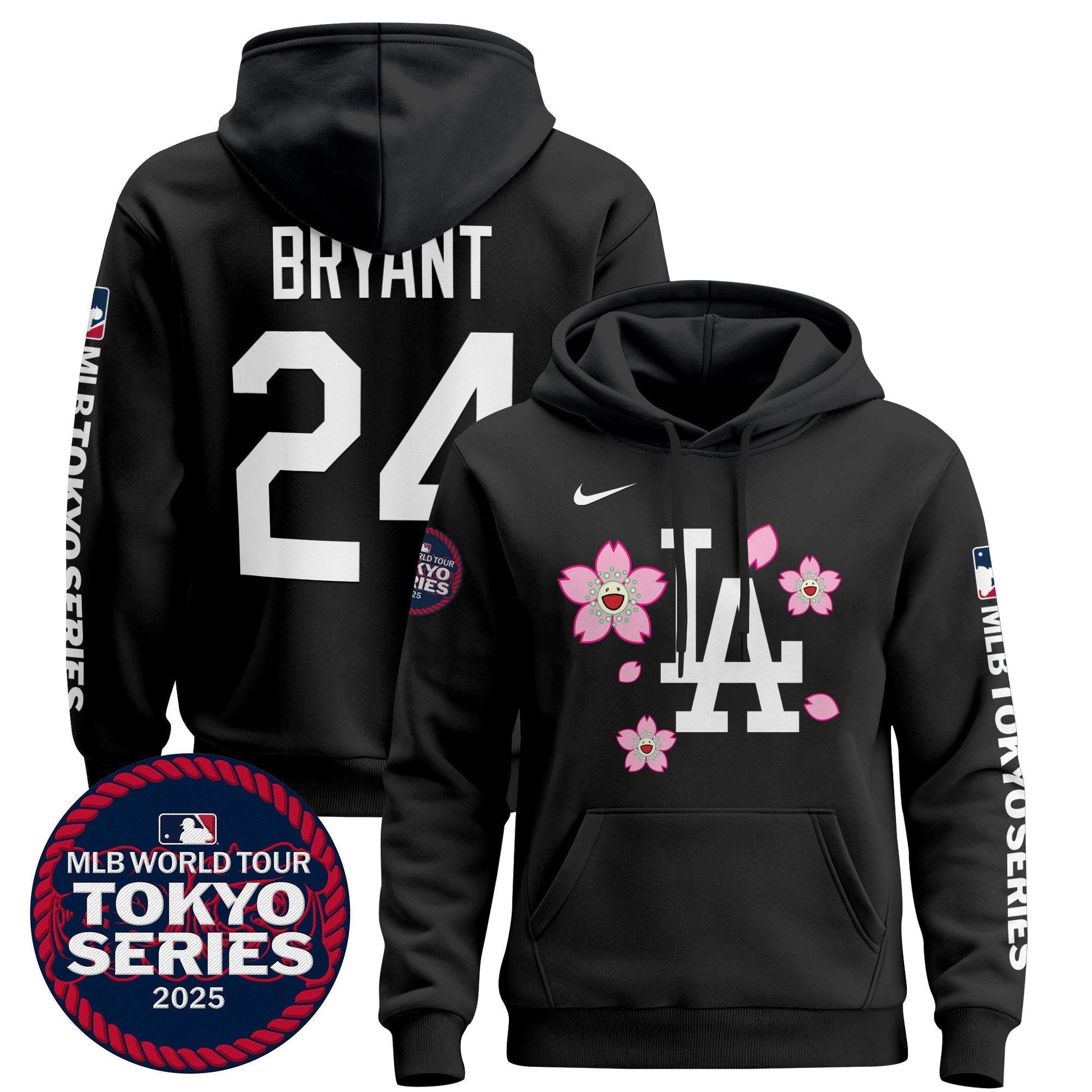 Men's Dodgers Tokyo Series 2025 Pullover Hoodie - All Stitched