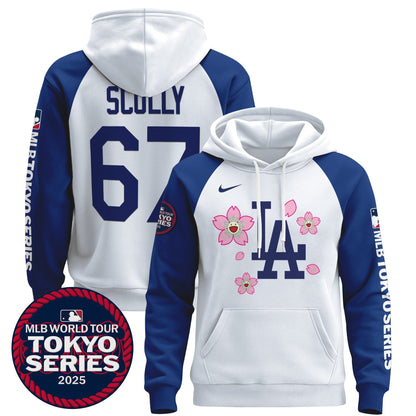 Men's Dodgers Tokyo Series 2025 Pullover Hoodie - All Stitched