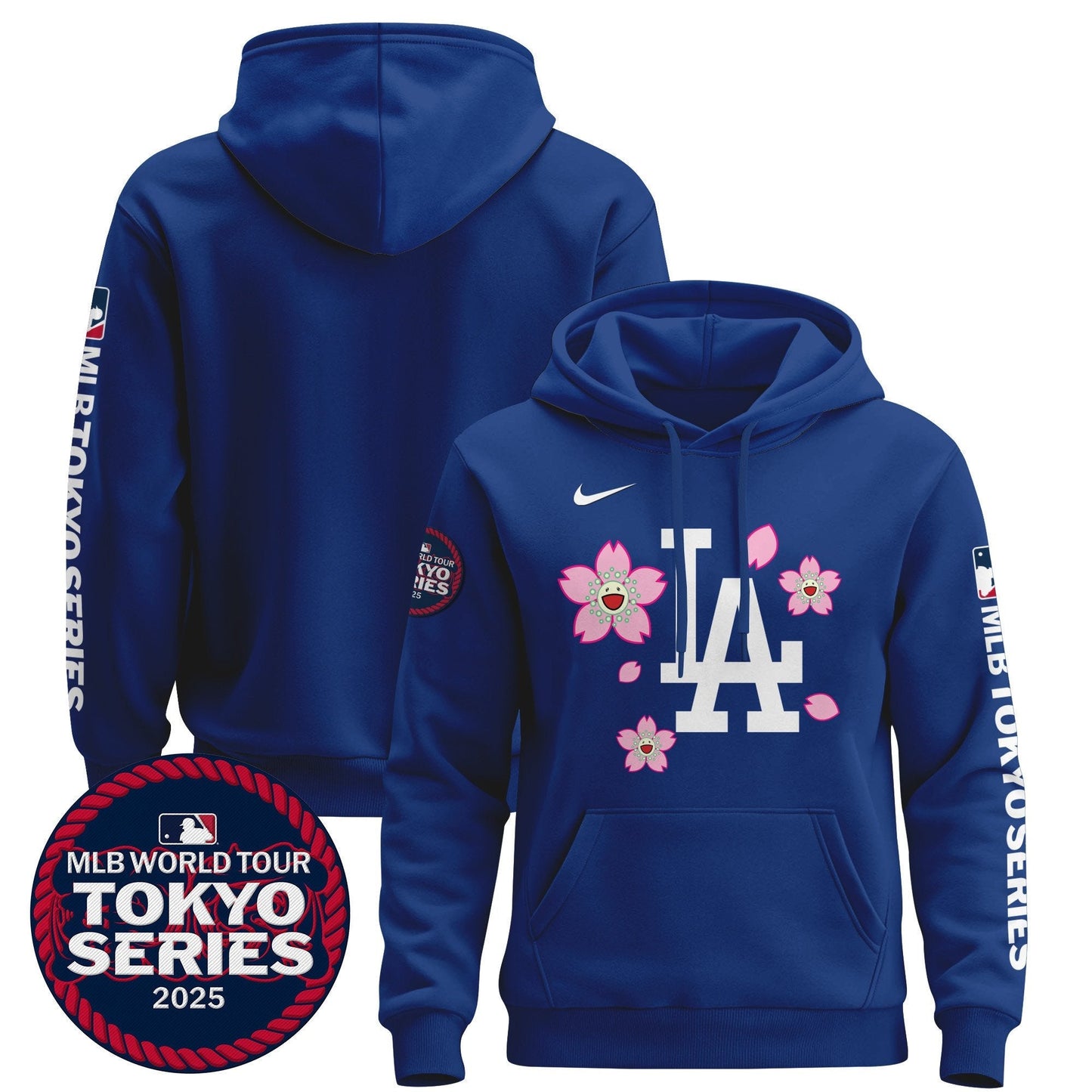 Men's Dodgers Tokyo Series 2025 Pullover Hoodie - All Stitched