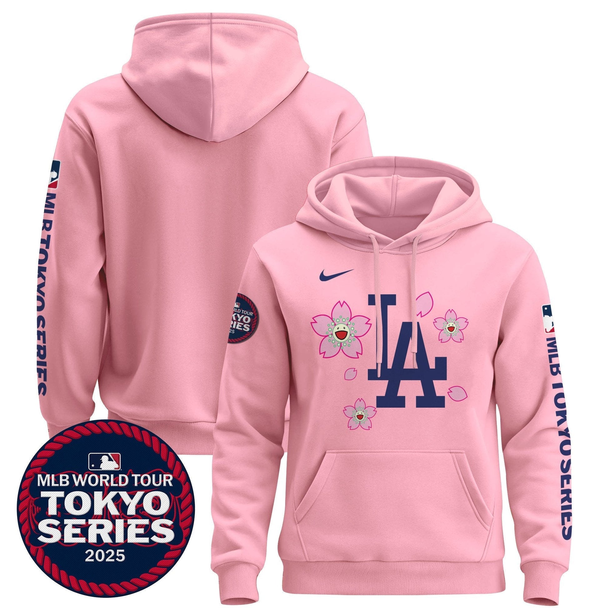 Men's Dodgers Tokyo Series 2025 Pullover Hoodie - All Stitched