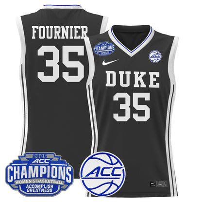 Men's Size - Duke Blue Devils 2025 ACC Women's Conference Tournament Champions Lightweight Basketball Jersey - All Stitched