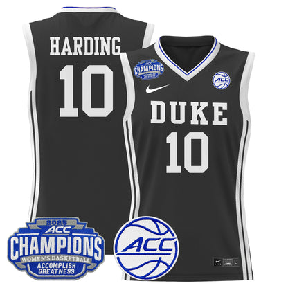 Men's Size - Duke Blue Devils 2025 ACC Women's Conference Tournament Champions Lightweight Basketball Jersey - All Stitched