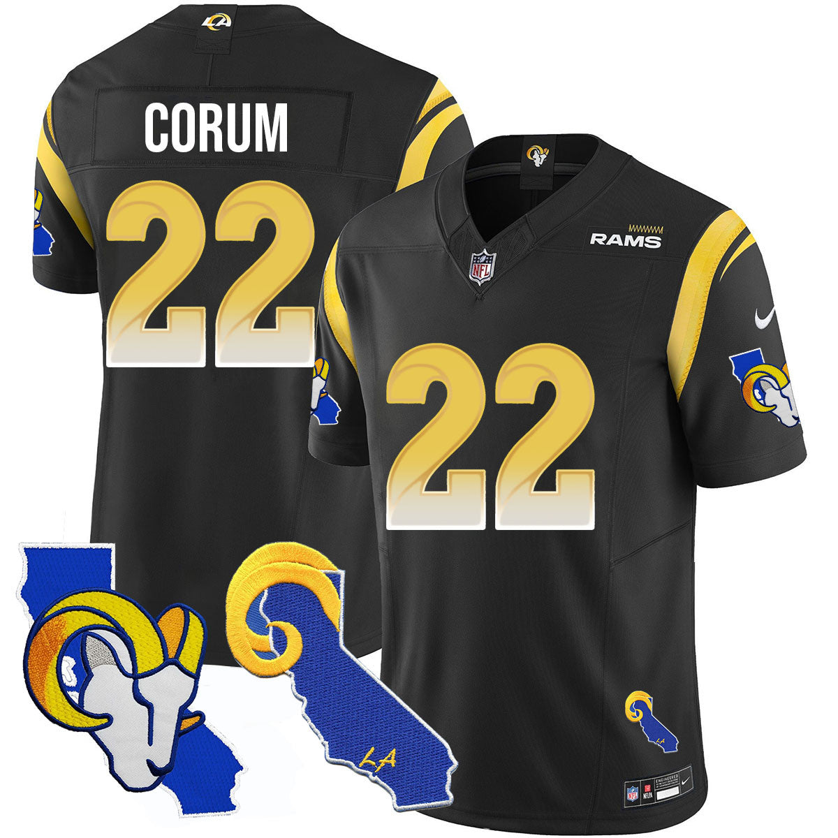 Men's Los Angeles Rams 2025 Vapor Limited Jersey - All Stitched