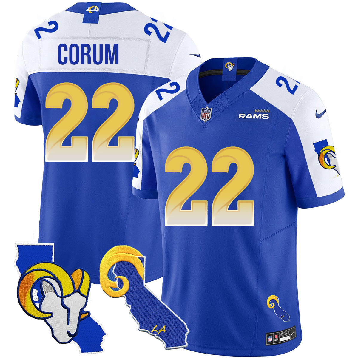 Men's Los Angeles Rams 2025 Vapor Limited Jersey - All Stitched
