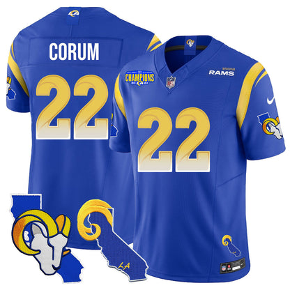 Men's Los Angeles Rams 2025 Vapor Limited Jersey - All Stitched