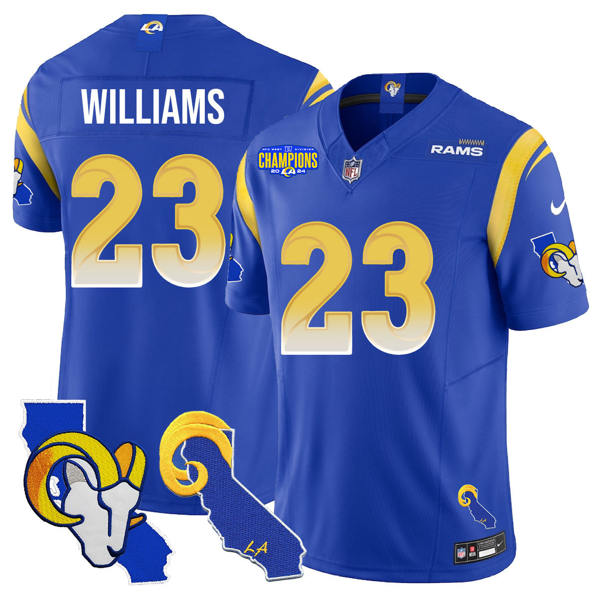 Men's Los Angeles Rams 2025 Vapor Limited Jersey - All Stitched