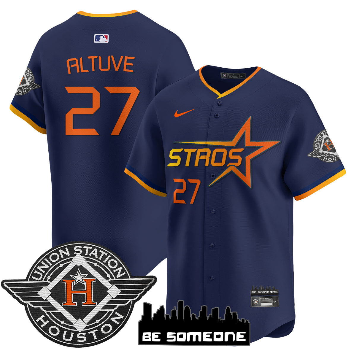 Houston Astros 2025 City Connect Vapor Premier Limited Jersey - All Stitched