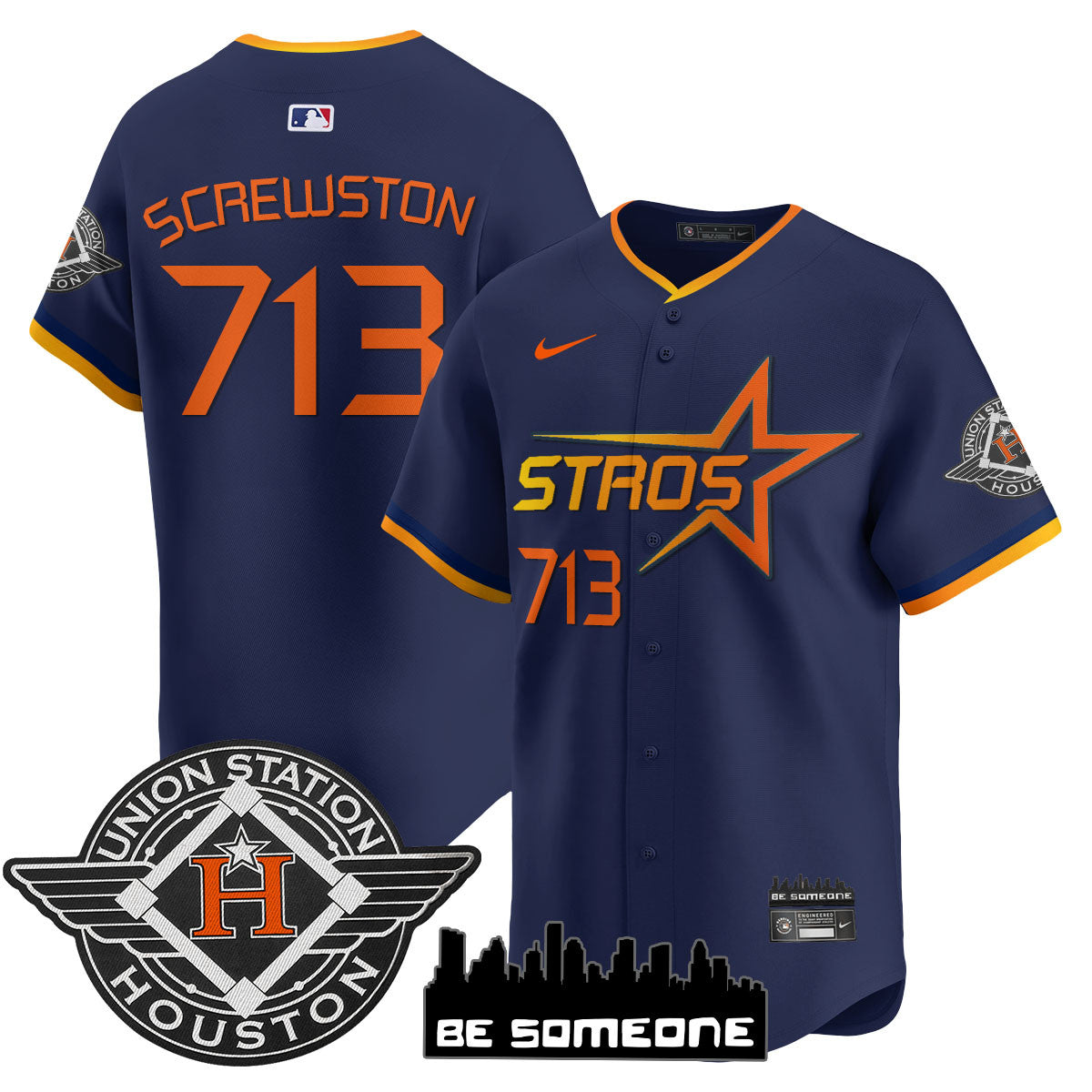 Houston Astros 2025 City Connect Vapor Premier Limited Jersey - All Stitched