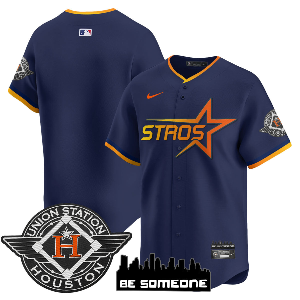 Houston Astros 2025 City Connect Vapor Premier Limited Jersey - All Stitched