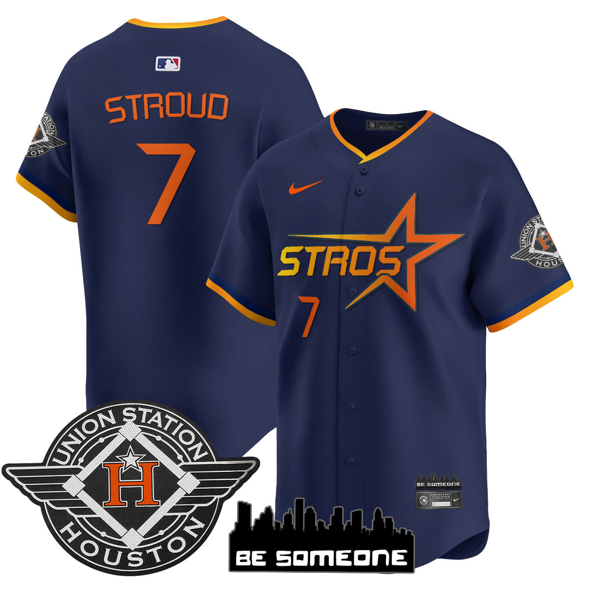 Houston Astros 2025 City Connect Vapor Premier Limited Jersey - All Stitched