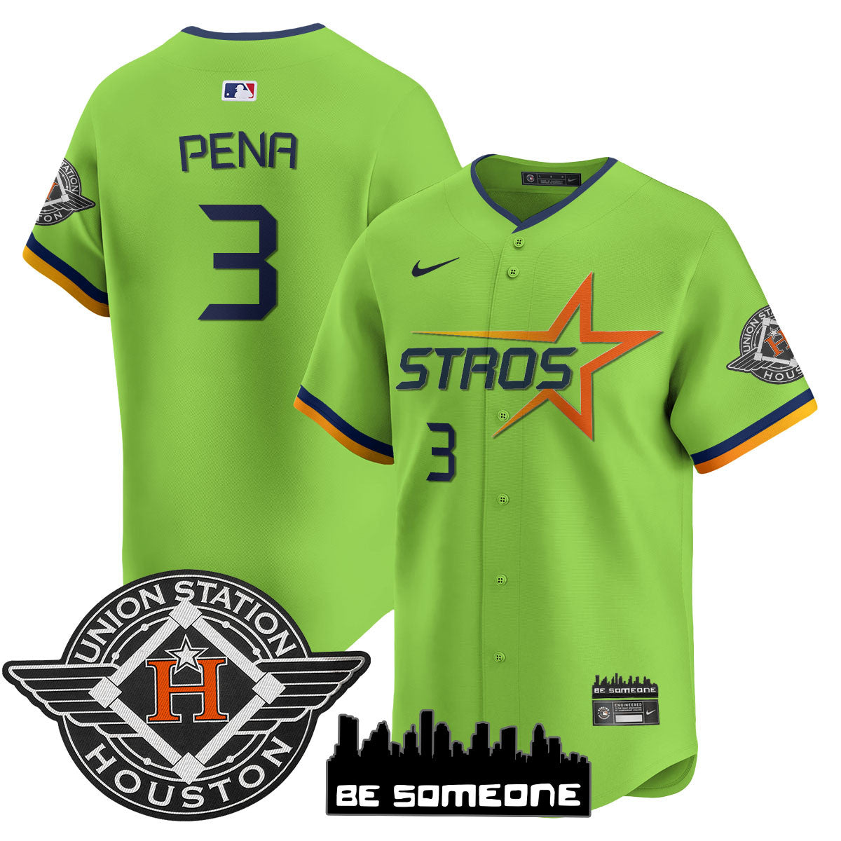Houston Astros 2025 City Connect Vapor Premier Limited Jersey - All Stitched