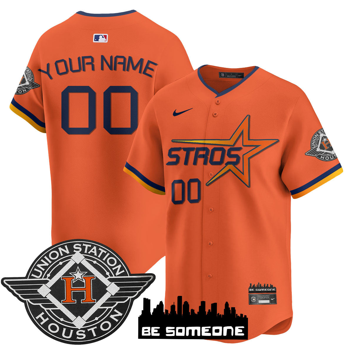 Custom Name/Number HOU 2025 City Connect Vapor Premier Limited Jersey - All Stitched