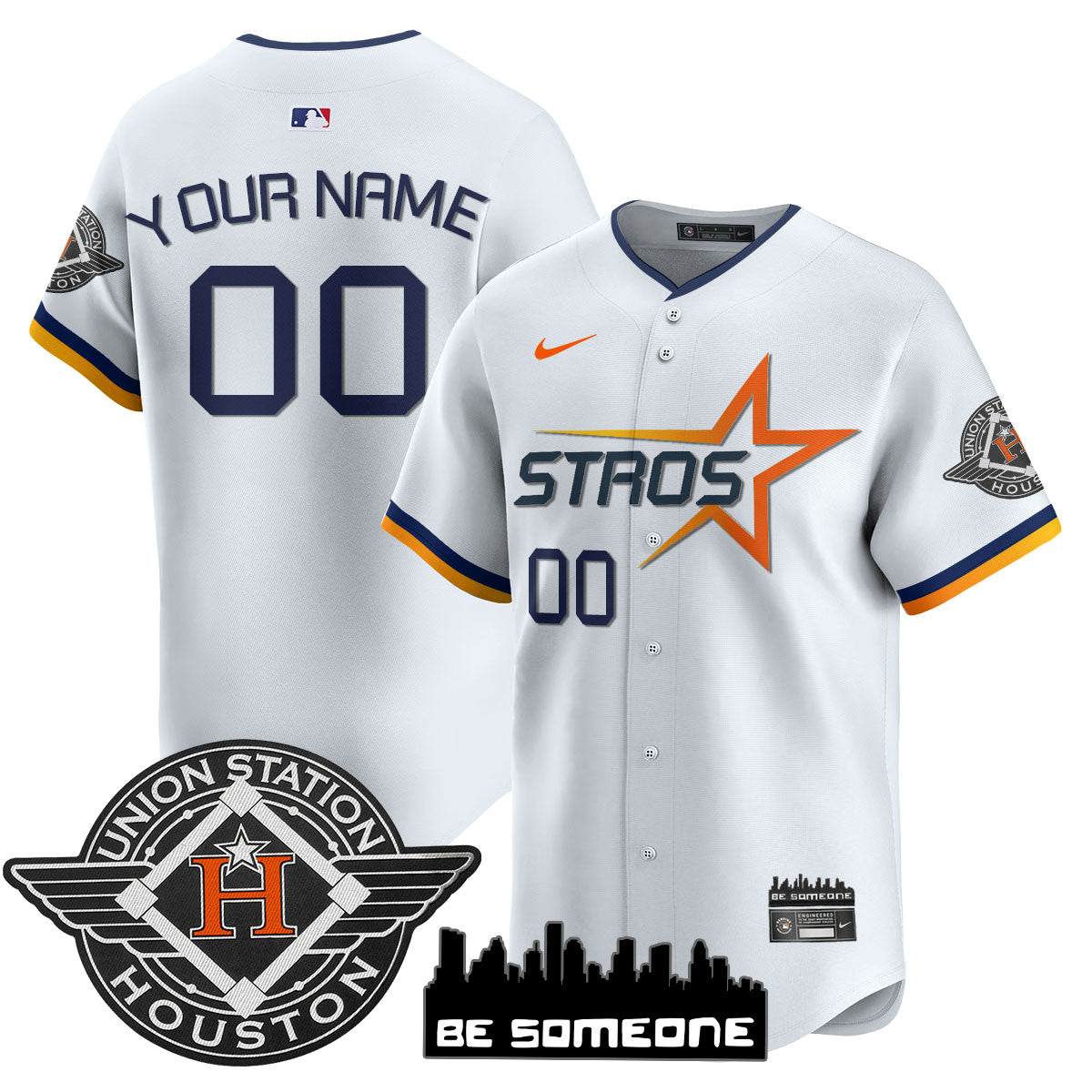 Custom Name/Number HOU 2025 City Connect Vapor Premier Limited Jersey - All Stitched