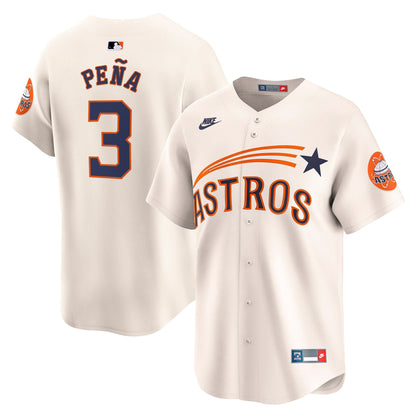 Men's Houston Astros Throwback Cooperstown Vapor Premier Limited Jersey - All Stitched