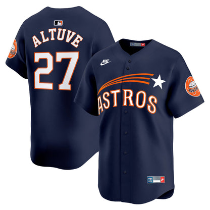 Men's Houston Astros Throwback Cooperstown Vapor Premier Limited Jersey - All Stitched