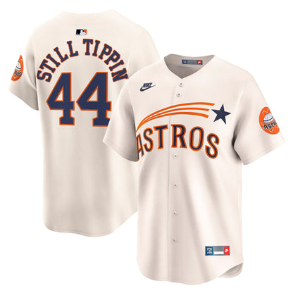 Men's Houston Astros Throwback Cooperstown Vapor Premier Limited Jersey - All Stitched