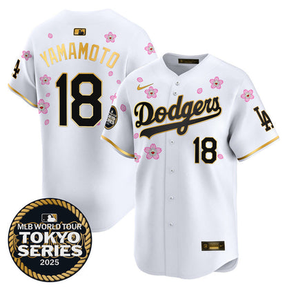 Dodgers Tokyo Series 2025 Vapor Premier Limited Jersey - Stitched