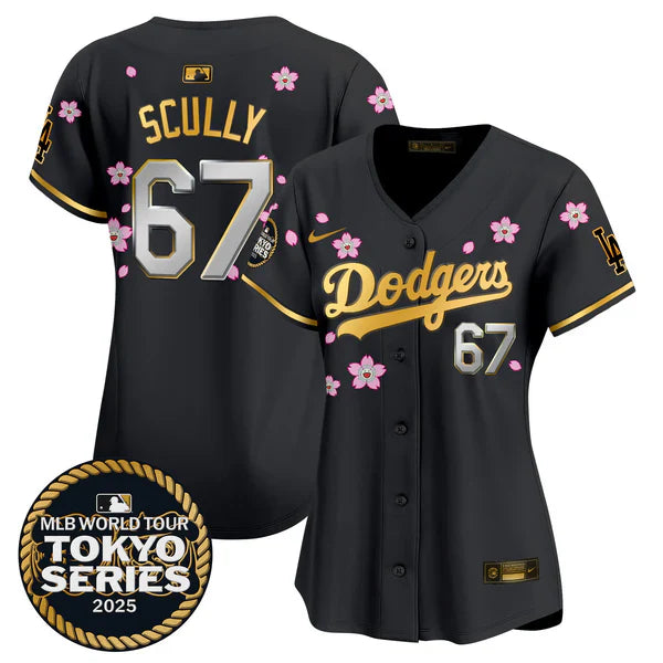 Women's Dodgers Tokyo Series 2025 Vapor Premier Limited Jersey V2 - Stitched
