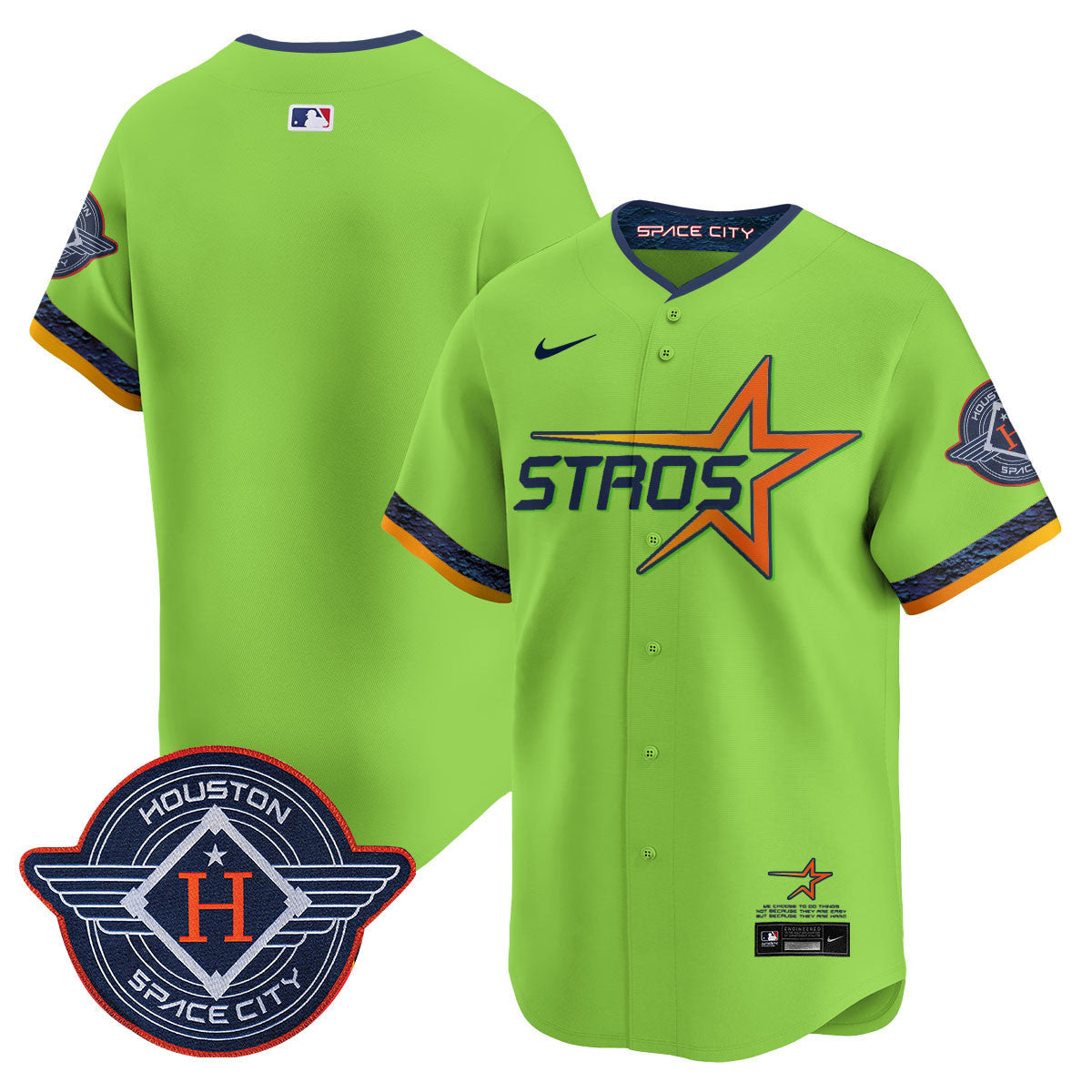 Houston Astros 2025 City Connect Vapor Limited Jersey - All Stitched