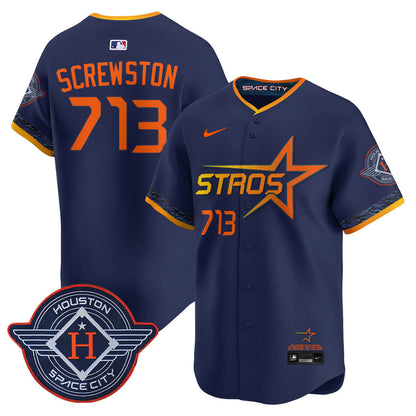 Houston Astros 2025 City Connect Vapor Limited Jersey - All Stitched