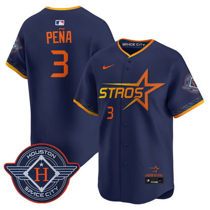 Houston Astros 2025 City Connect Vapor Limited Jersey - All Stitched