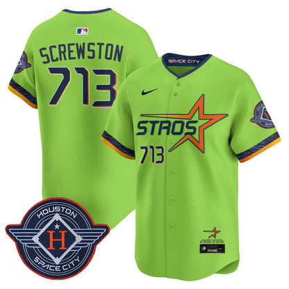 Houston Astros 2025 City Connect Vapor Limited Jersey - All Stitched