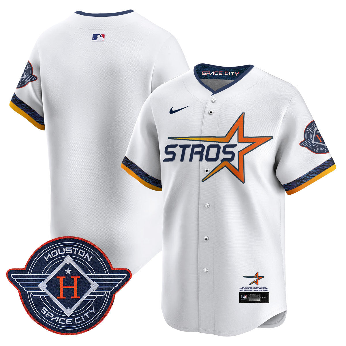 Houston Astros 2025 City Connect Vapor Limited Jersey - All Stitched