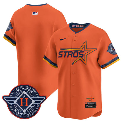 Houston Astros 2025 City Connect Vapor Limited Jersey - All Stitched