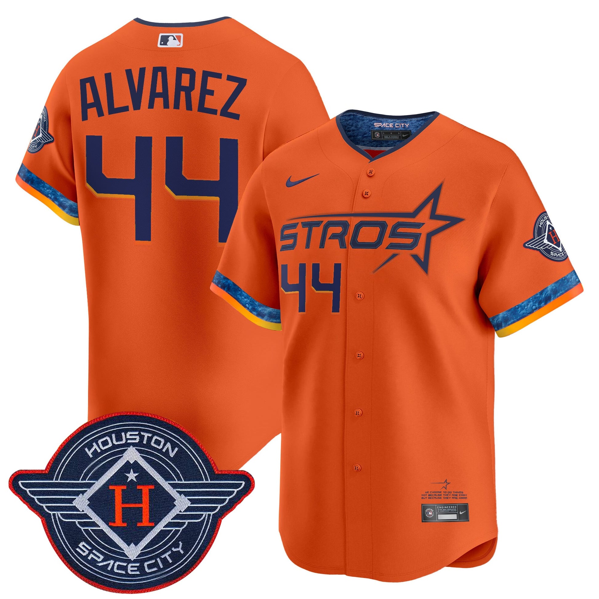 Men's Houston Astros 2025 City Connect Vapor Premier Limited Jersey - All Stitched